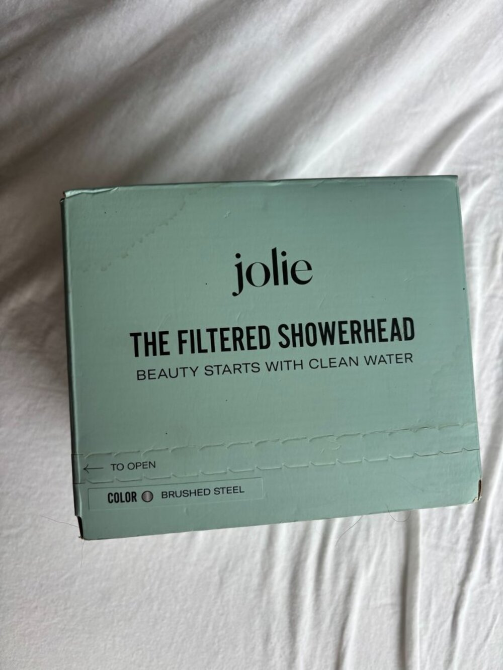 Jolie The Filtered Showerhead Brushed Steel NEW Unopened